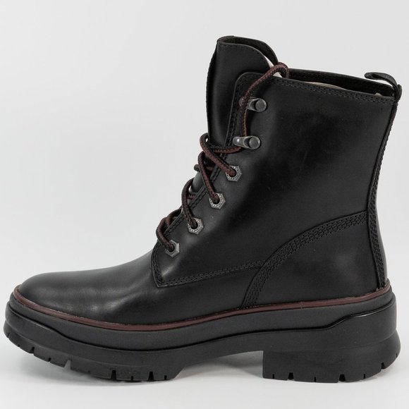 Timberland Women's Malynn EK+ Waterproof Mid Boot 'Black Full Grain' size 6 - 10 - Picture 3 of 11